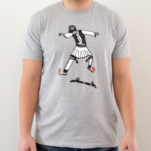 Skateboarding Tsolia Tee Grey