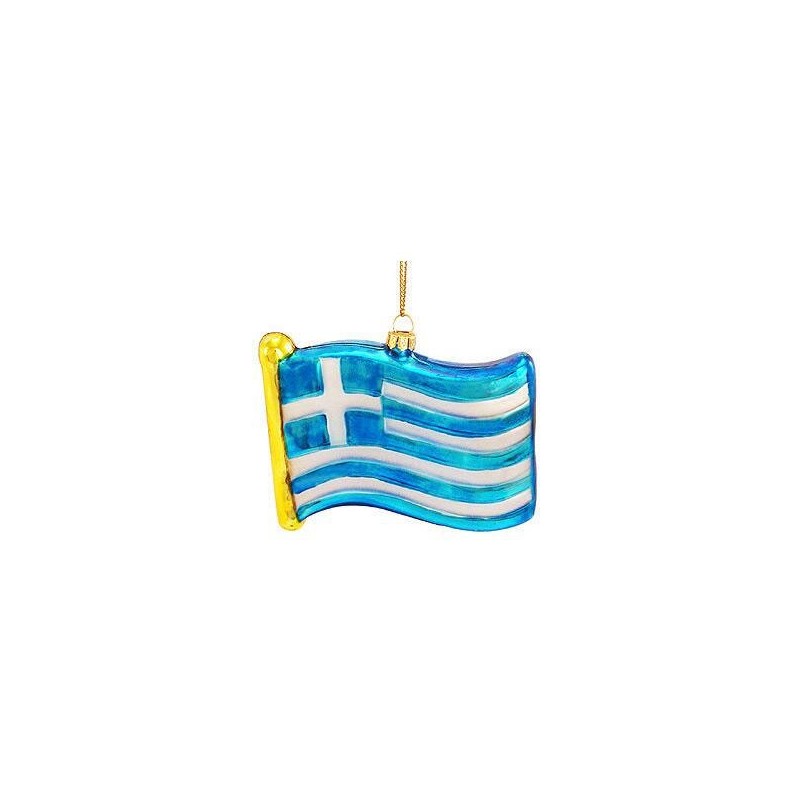Greek Flag Ornament