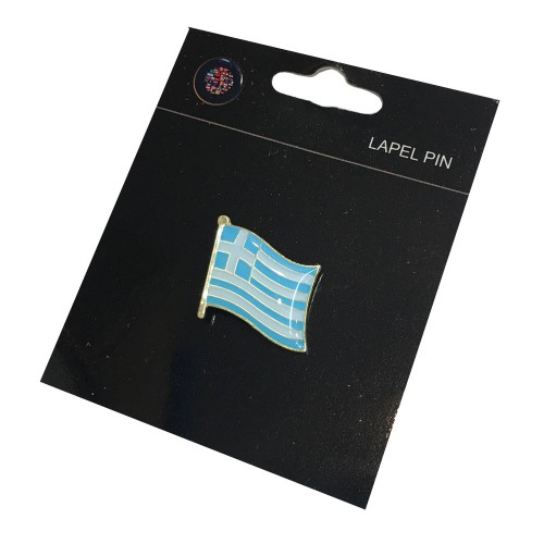 Greek Flag Pin
